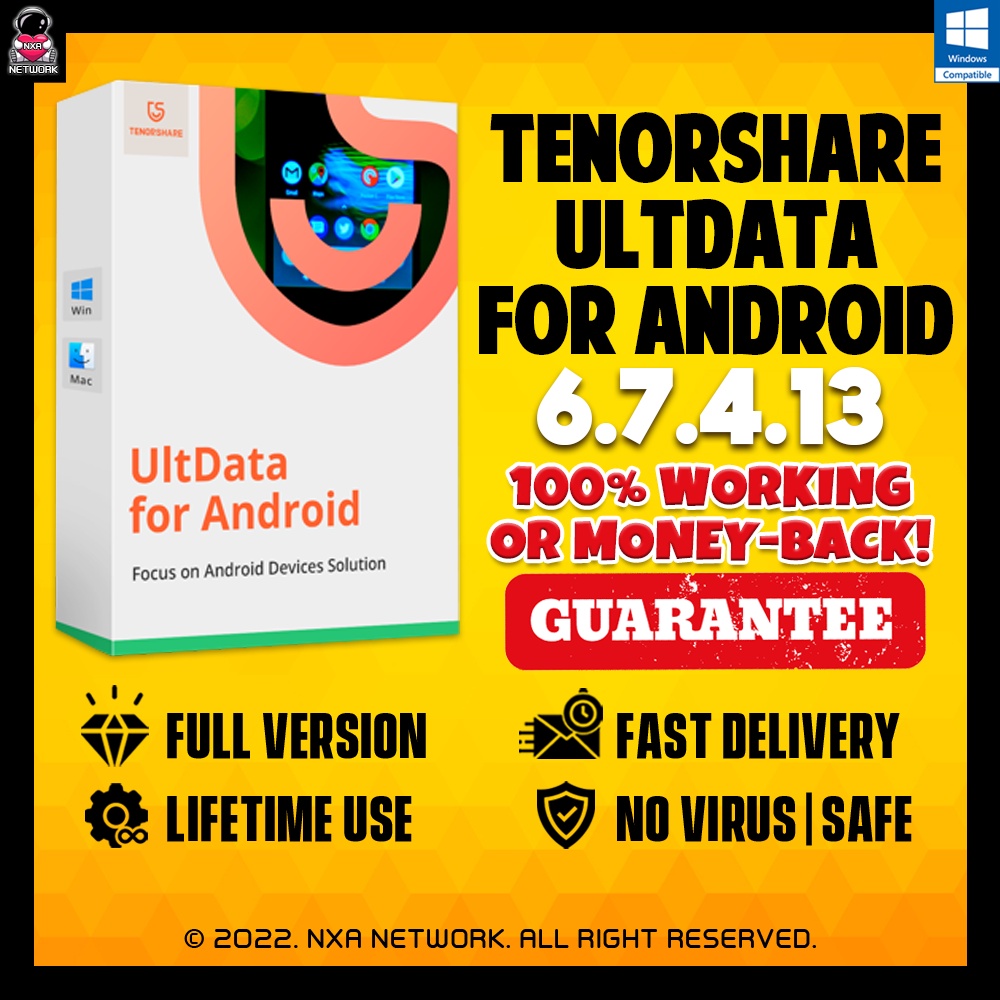 Jual Tenorshare UltData For Android 6.7.4.13 + GUIDE | DEC 2022 | Full ...