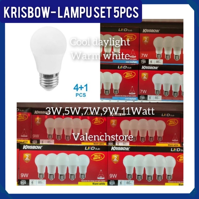 Jual Krisbow Set Bohlam Pcs Lampu Led Set Lampu Led Krisbow Krisbow Lampu Led W W W