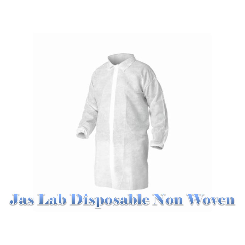 Jual Jas Laboratorium sekali pakai lengan panjang /Jaslab Disposable ...