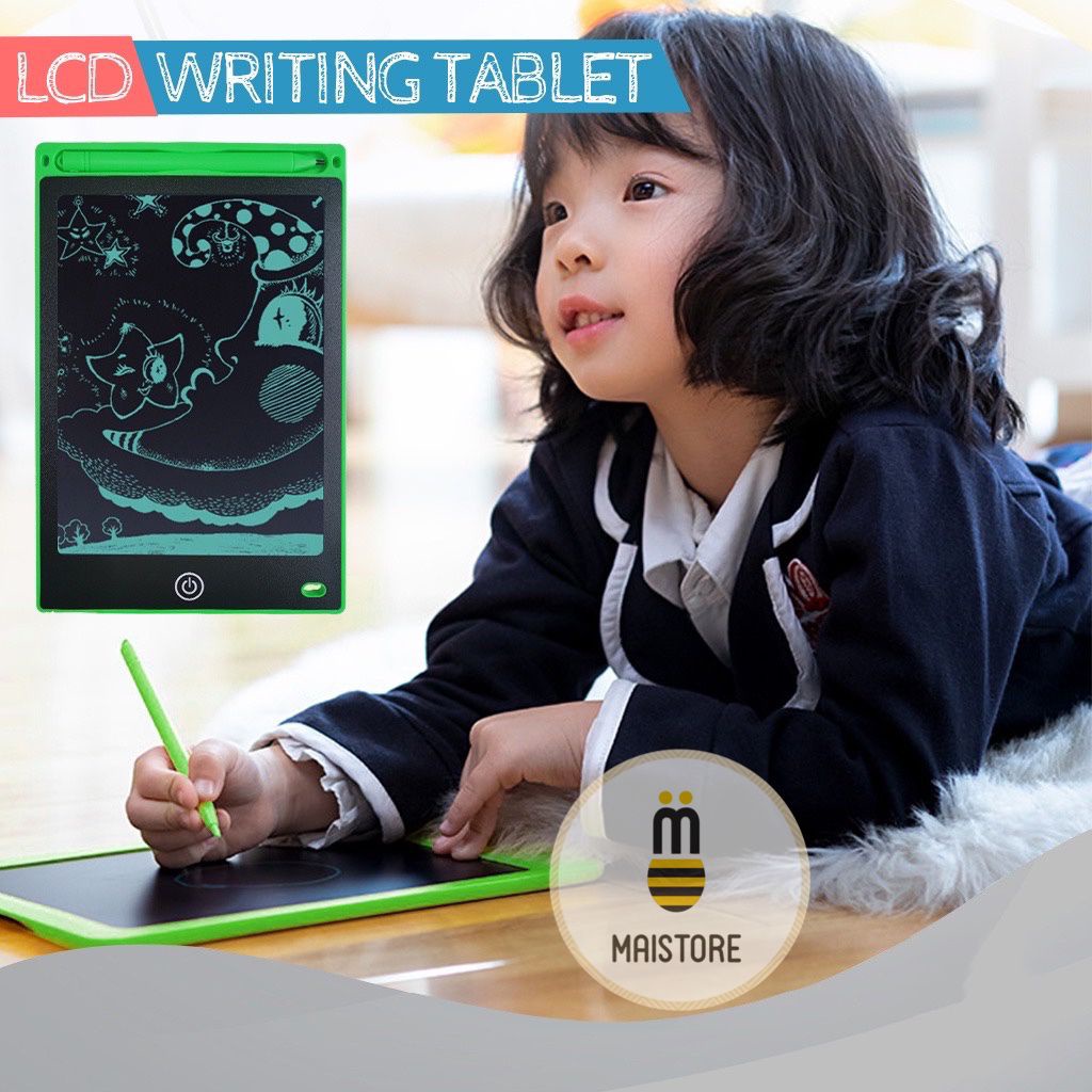 Jual LCD Drawing Writing Tablet Mainan Papan Tulis Hapus Board Digital Pad Edukasi Pen Gambar