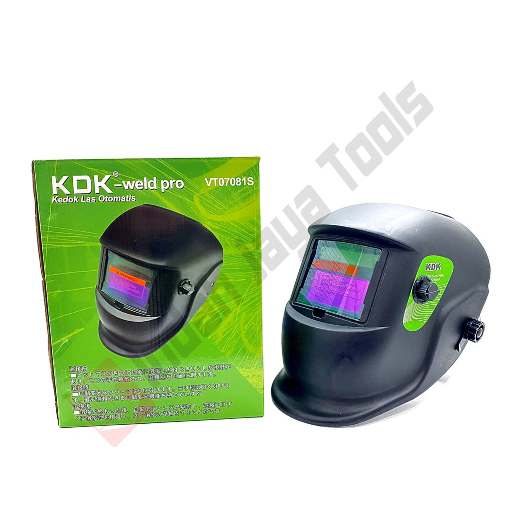Jual KDK Helm Las Otomatis Auto Darkening Helmet Kedok Topeng Las ...