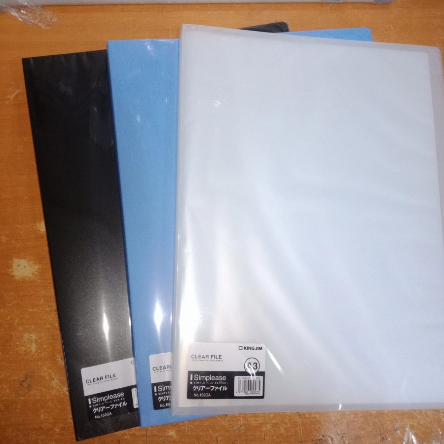 Jual Clear File King Jim A3 152GA Portrait/ Clear Holder A3 berdiri ...