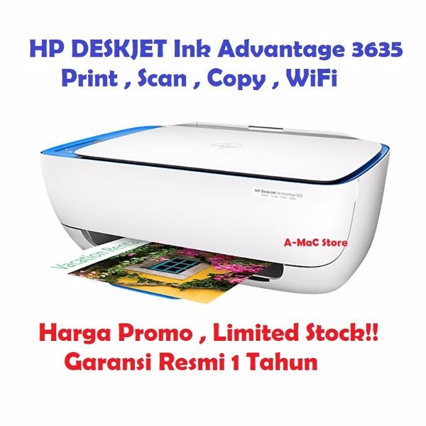 Jual HP DeskJet Ink Advantage 3635 - All In One Printer Wireless WIfi ...