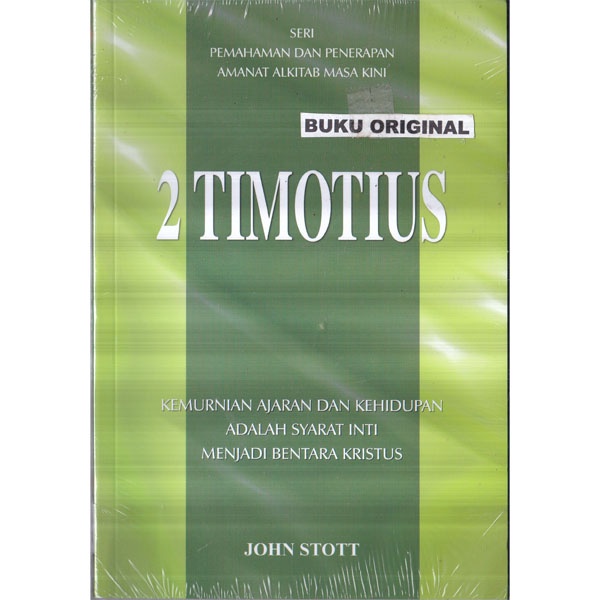 Jual Buku Timotius Oleh John Stott Seri Pemahaman Dan Penerapan