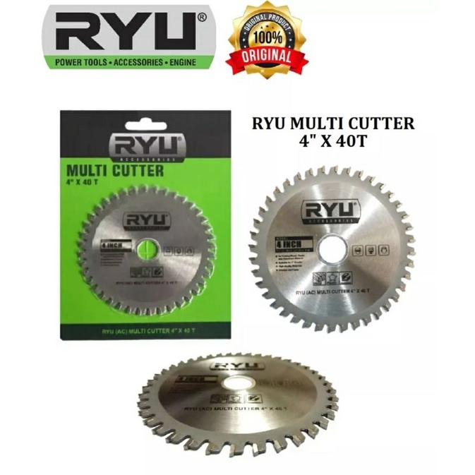 Jual RYU Multi cutter 4X40T / Multicutter Alat Pemotong Mata Potong Pvc ...