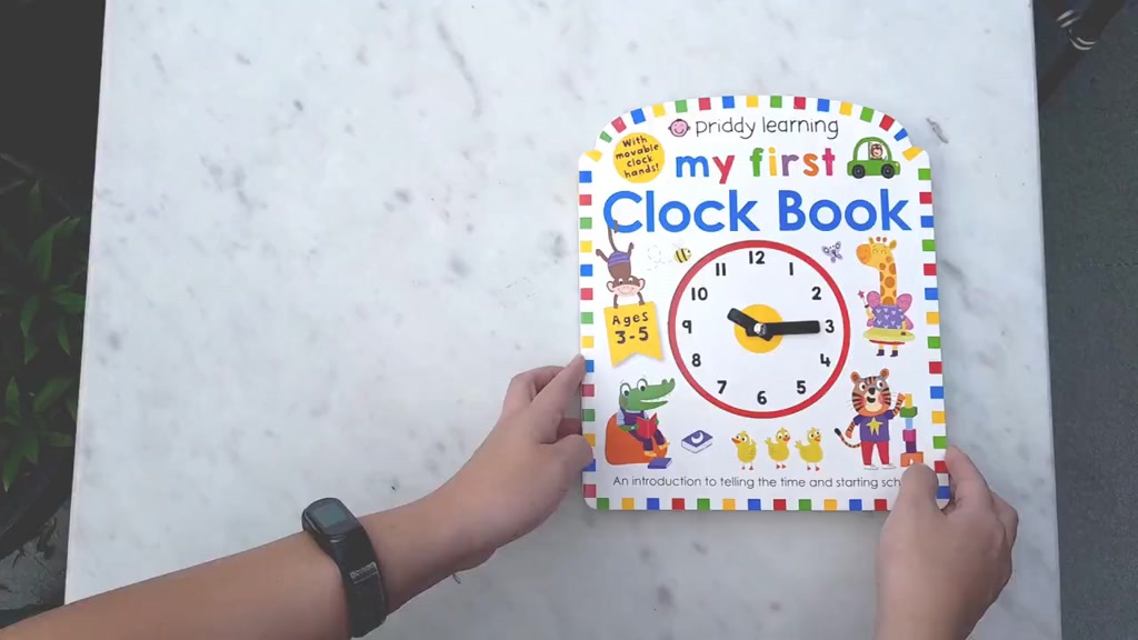 Jual Priddy Learning: My First Clock Book - Ages 3-5 Activity Book ...