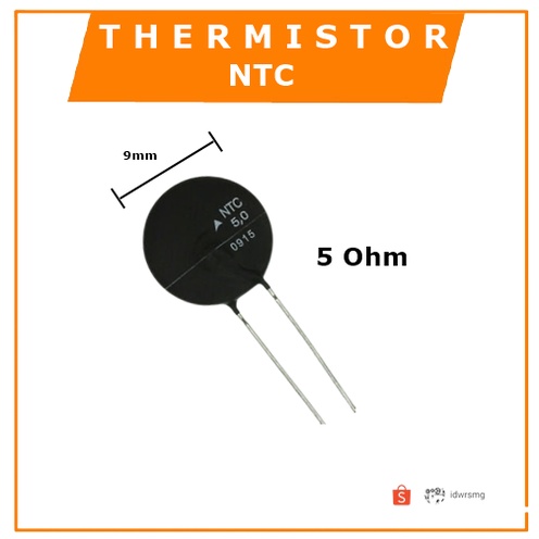 5 Stück NTC Thermistor 5 Ohm 5A 2900K – Einschaltstrombegrenzer Für 265VAC, POPESQ®