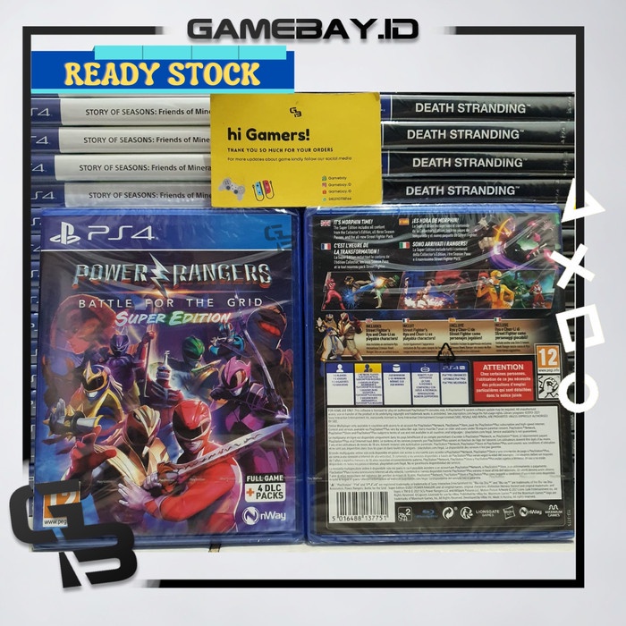 Power Rangers Battle For The Grid Super Edition – Neuf Sous Blister – PS4 (PAL)