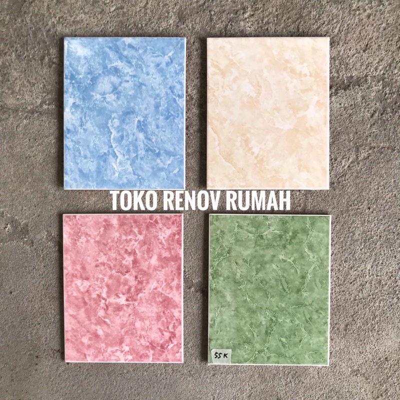 Jual keramik dinding 20x25 biru/ keramik dinding 25x20 cream/ keramik