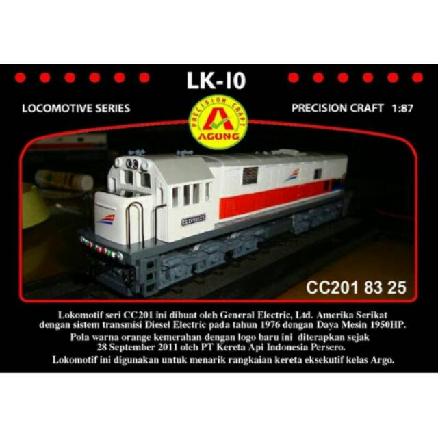 Jual Miniatur Lokomotif Kereta Api Indonesia Lk 10 Cc2018325 Shopee