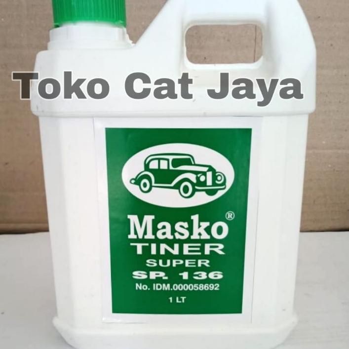 Jual ホ THINNER SUPER MASKO 1 Liter / Pengencer cat / Penghapus Cat ...