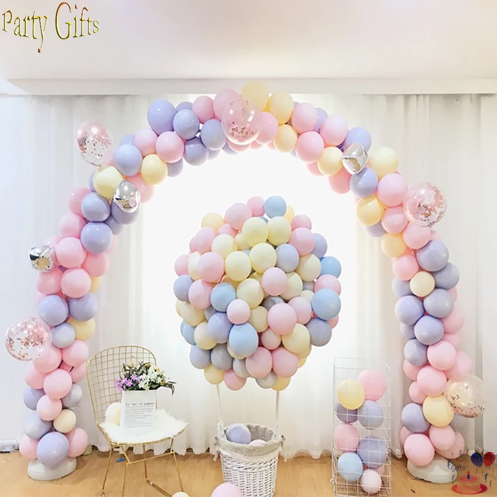 Jual Balon Latex Macaron Balon Pastel Tebal Inch Balon Ulang Tahun PCS Shopee Indonesia