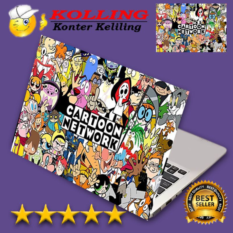 Jual Garskin Laptop logo art cartoon network Skin Laptop Stiker Laptop ...