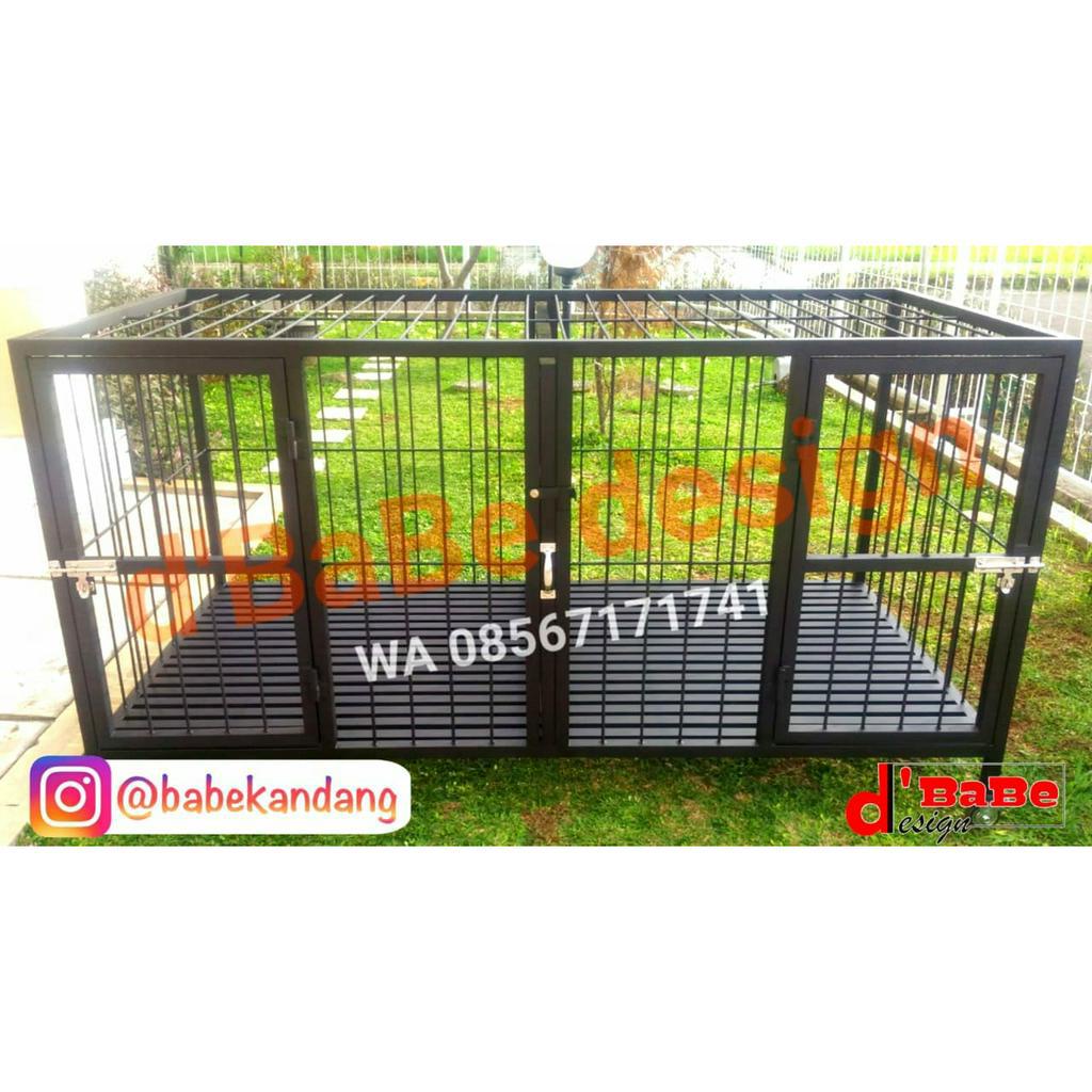 Jual Kandang Anjing Galvanis 2M Paten/ Kandang Besi/ Kandang Besar ...