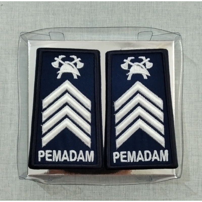 Jual pangkat pemadam bordir gol 2A,2B,2C,2D | Shopee Indonesia