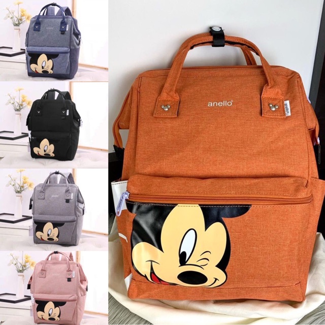 Tas Ransel Anello Mickey LIMITED EDITION 2019 Original Import New Anello Large