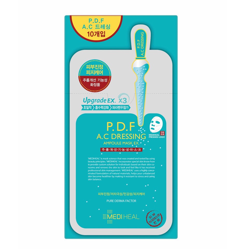 Jual Mediheal P.D.F AC-Dressing Ampoule Mask - 27 ml - Masker Wajah Kulit  Berminyak & Jerawat - Skincare | Shopee Indonesia