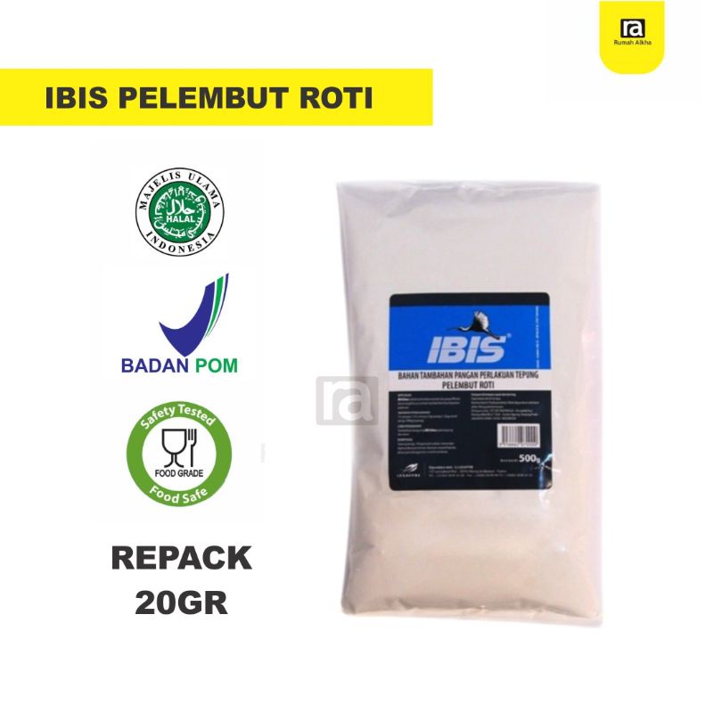 Jual Ibis blue Pelembut Roti/ Bread Improver REPACK 20gr | Shopee Indonesia