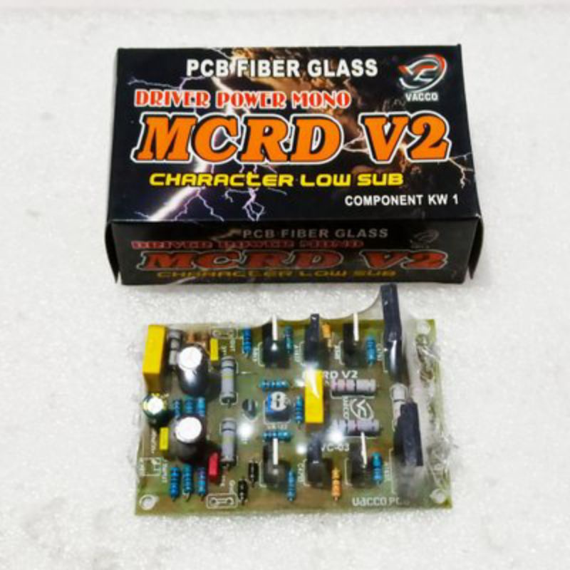 Jual KIT Driver Power Amplifier Mono MCRD V2 Low Sub PCB FIBER | Shopee ...