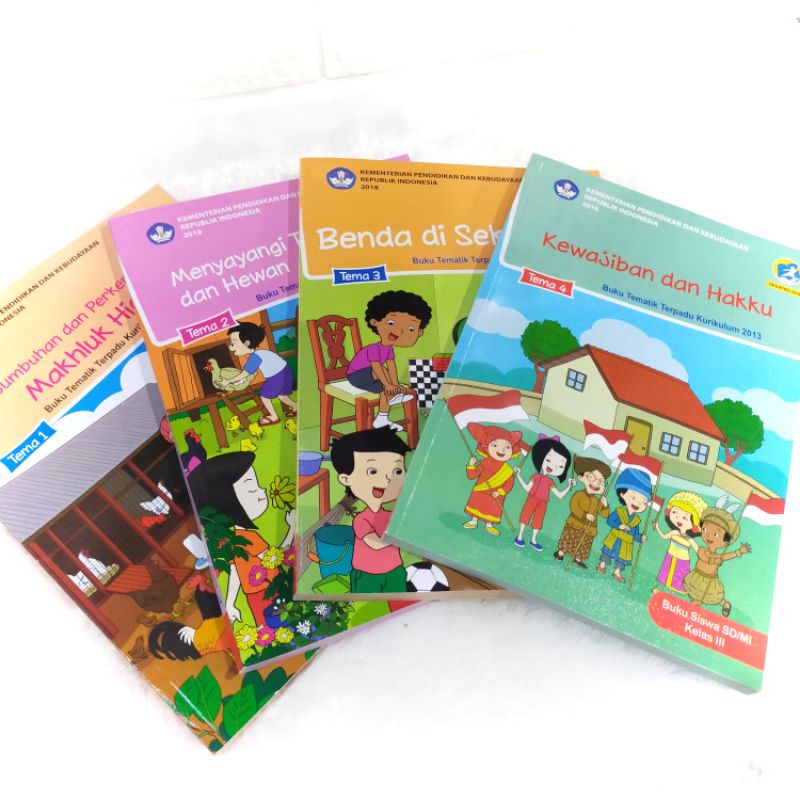 Jual Buku Tematik Kelas 3 SD Semester 1 : Tema 1,2,3,4 [ Edisi Revisi ...