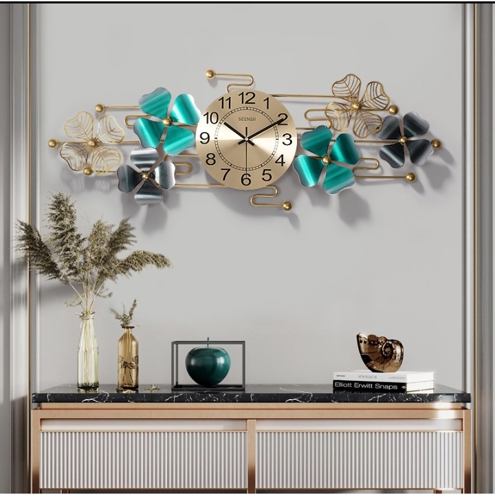 Jual Jam Dinding Mewah Hiasan Dinding Ruang Tamu Dekorasi Dinding