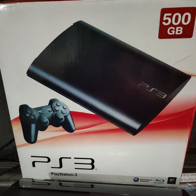 Jual PS3 ASLI SONY SUPERSLIM HDD 500gb SEGEL VOID | Shopee Indonesia