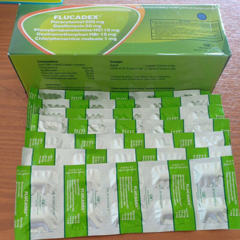 Jual FLUCADEX /TABLET PERSTRIP ISI 10 TABLET/SIRUP 60ML | Shopee Indonesia