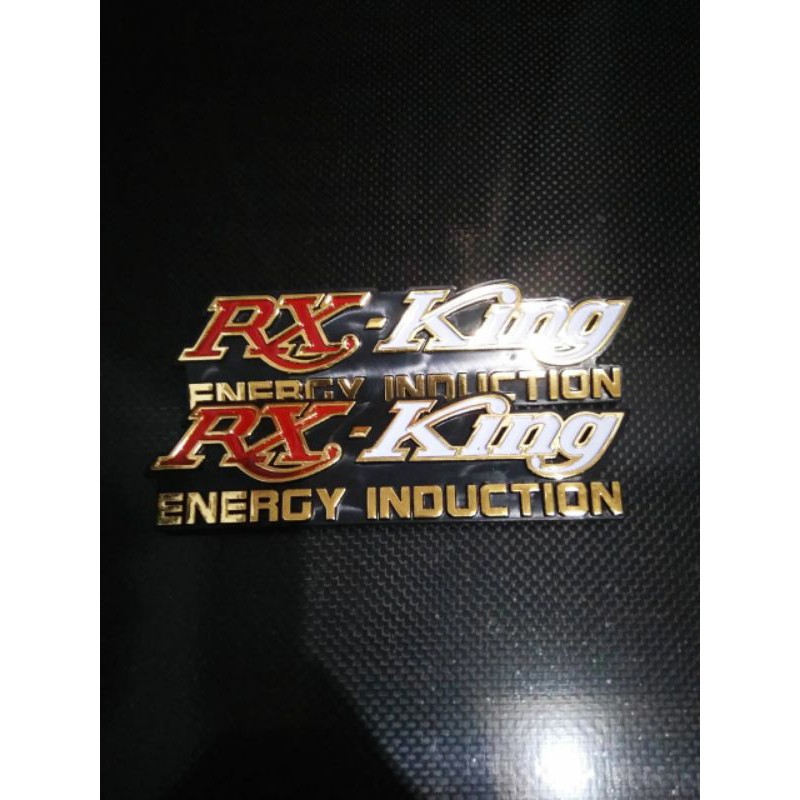 Jual emblem tangki rx king dan emblem box aki RX king | Shopee Indonesia