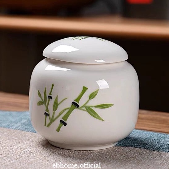 Jual Tempat Daun Teh Kopi / Jar Keramik / Tea Leaf Storage 79/14-17 ...