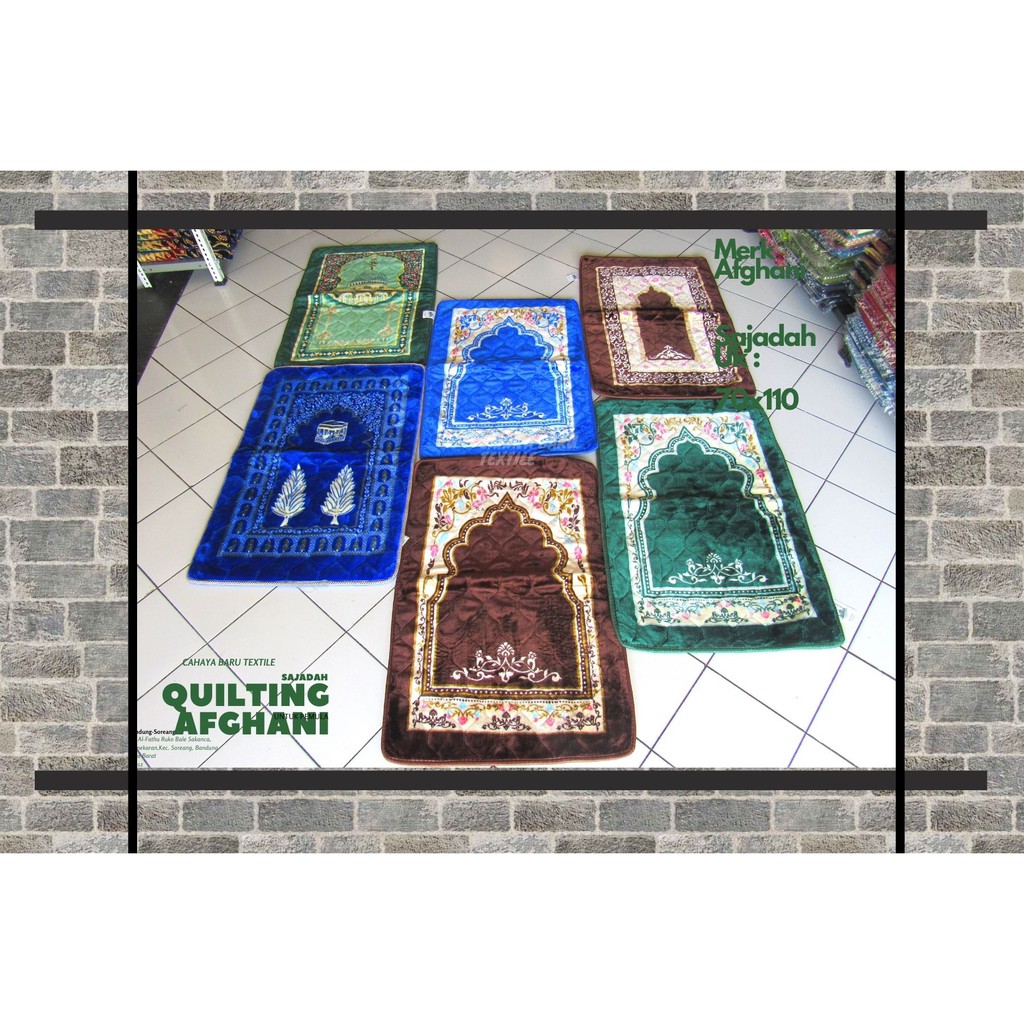Jual SAJADAH IMPORT TURKIYE QUILTING TEBAL HALUS Anti Slip TERMURAH non ...