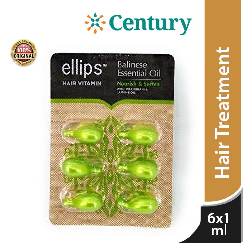 Jual ELLIPS HAIR VITAMIN BALINESE ESSENCE OIL NOURISH & SOFT 6 CAPSULE ...