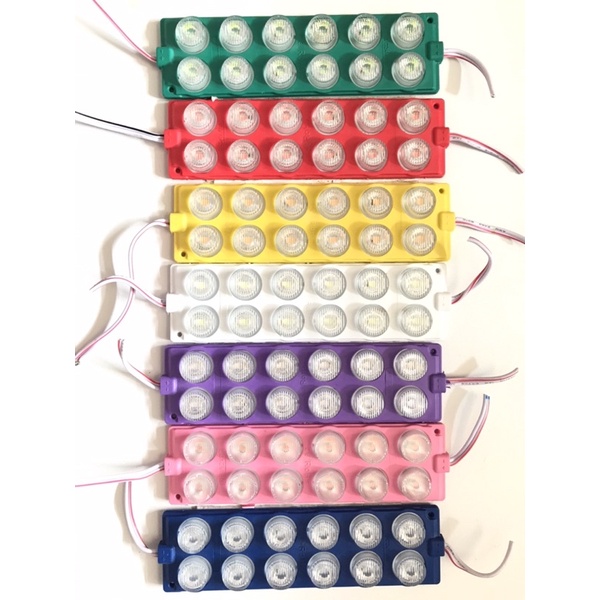 Jual Lampu LED Module 12 Mata (2x6) 24 Volt / LED Modul 24V 2x6 Mata ...
