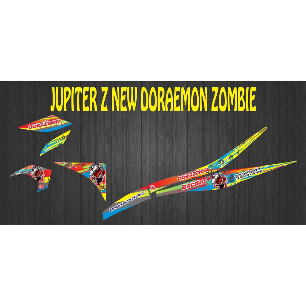Jual Stiker motor jupiter z1 doraemon zombie | Shopee Indonesia