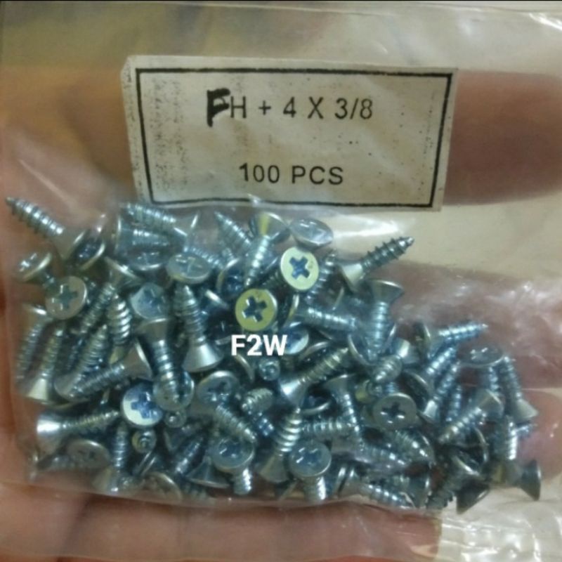 Jual 100PCS TAPPING FAB #4 MOON LION SKRUP SELF TAPPING SCREW FH ...