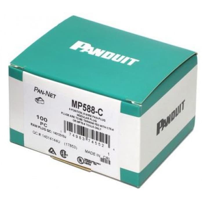 Jual PANDUIT Rj45 Cat5 (100pcs) PAN-NET MP588-C Series | Shopee Indonesia