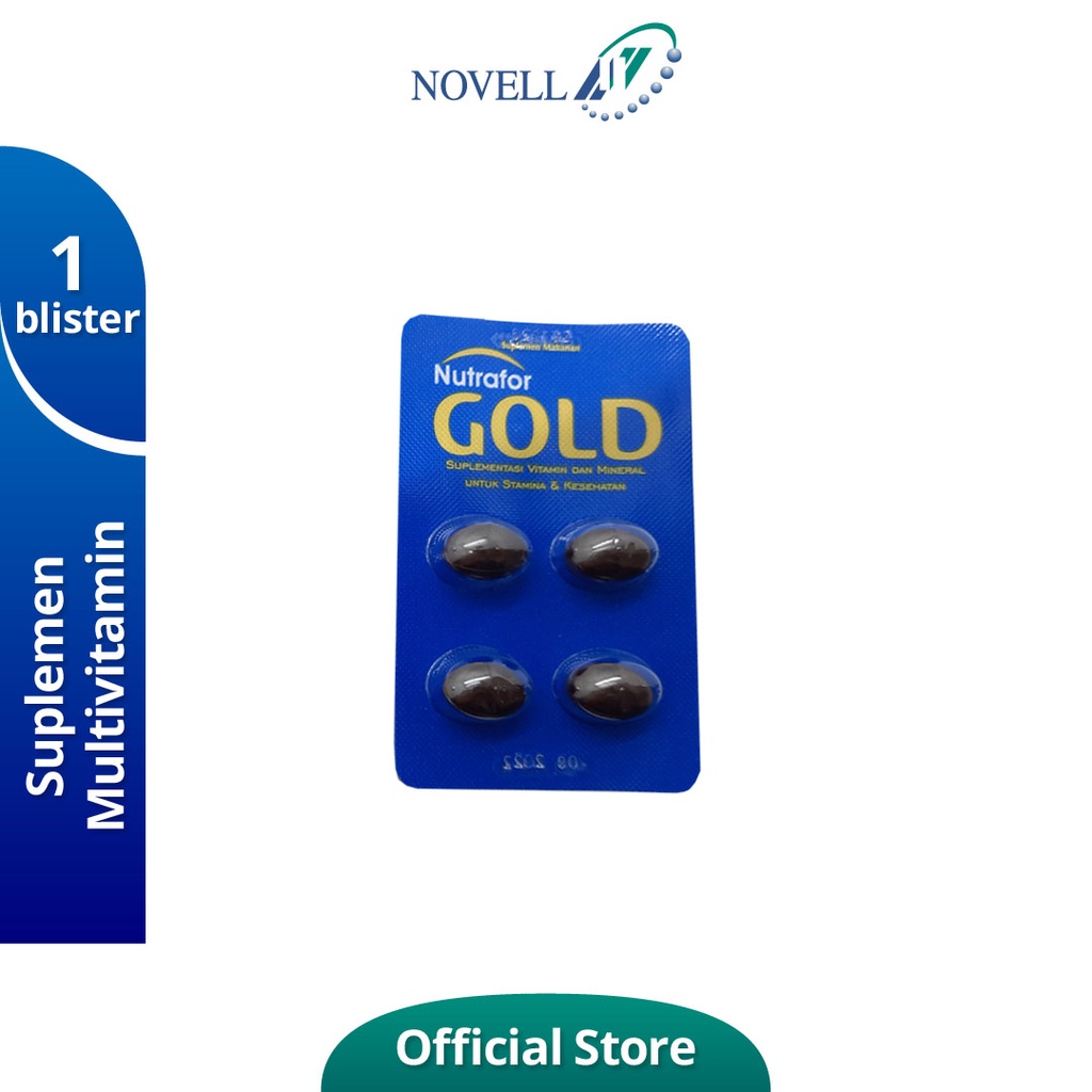 Jual Nutrafor Gold blister Isi 4 Softgell | Shopee Indonesia