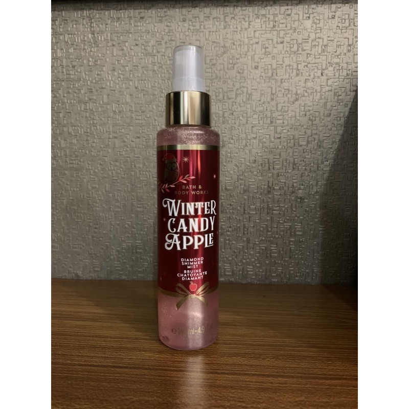 Bath Body Works Winter Candy Apple Diamond Shimmer Mist