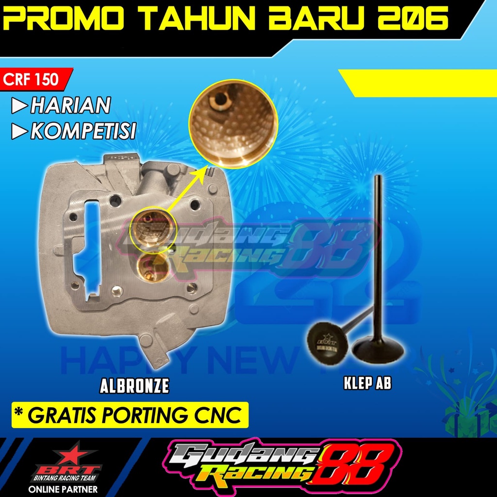 Jual HEAD CRF VERZA MEGA PRO NEW BRT CYLINDER HEAD CRF VERZA MEGAPRO