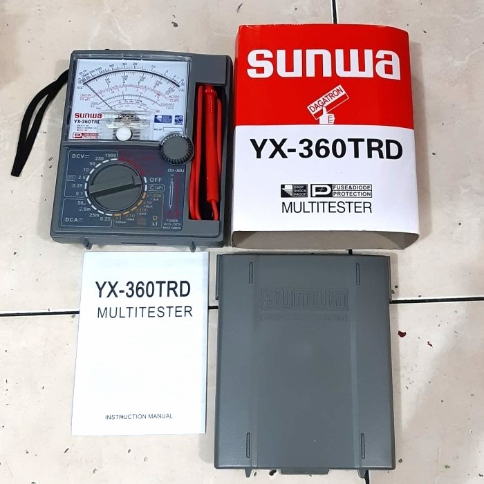 Jual Multi Tester Manual Merk Sunwa Multitester Yx 360trd Shopee Indonesia 0905