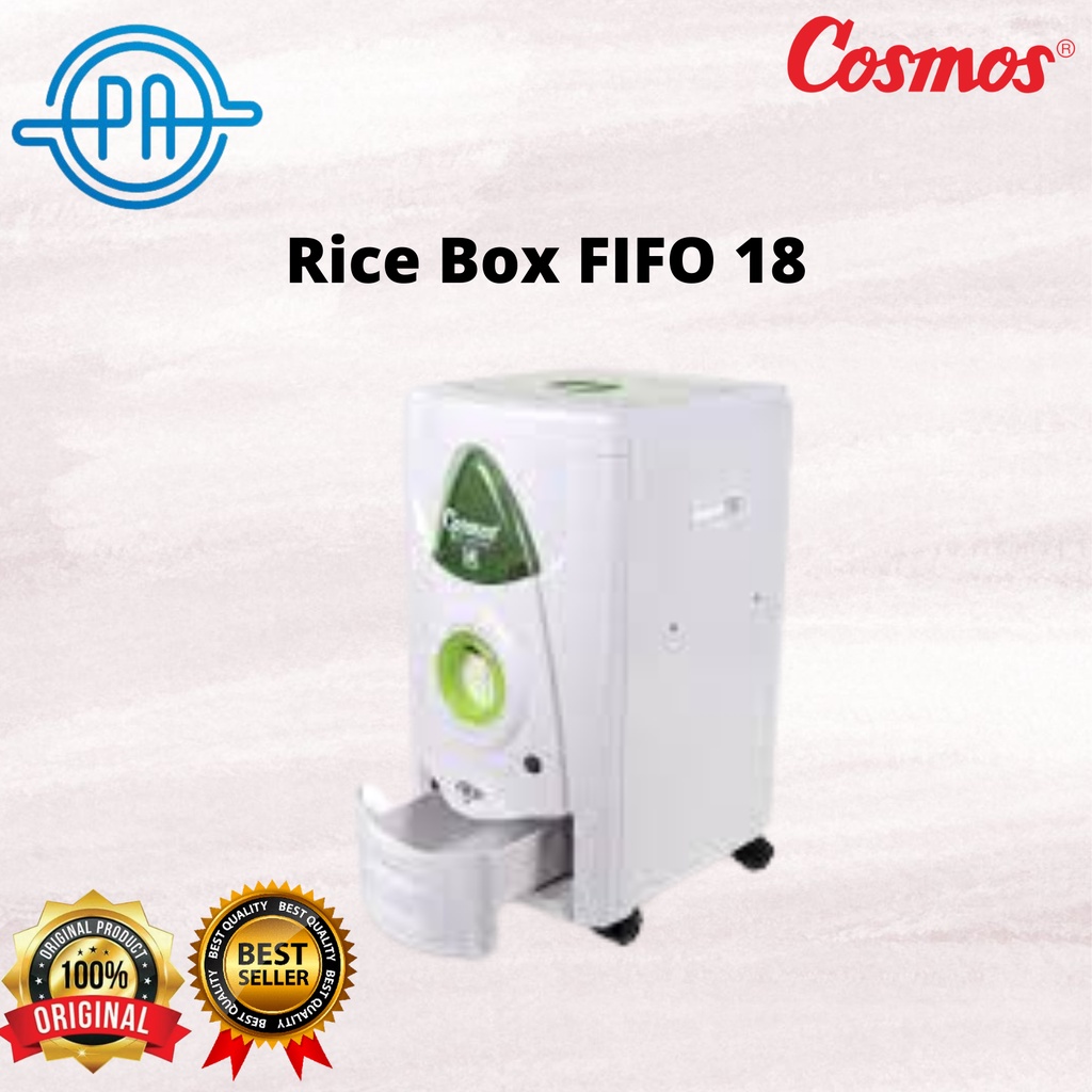 Jual RICE BOX COSMOS FIFO 18 TEMPAT KG BERAS KUTU ANTI | Shopee Indonesia