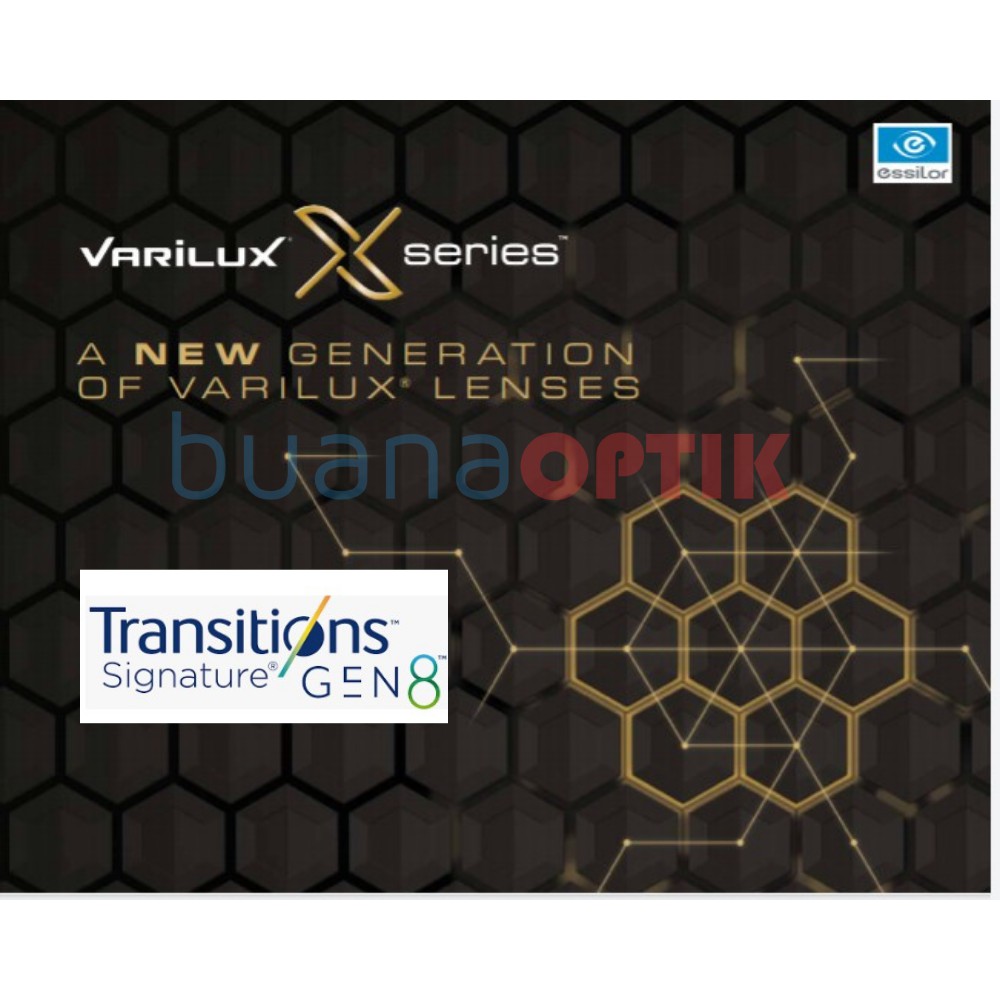 Jual LENSA ESSILOR VARILUX X DESIGN 1.5 TRANSITION8 SAPPHIRE/OPTIFOG