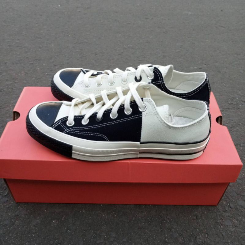 Jual Converse Chuck 70s Ox Rivals Black/White Egret Original Resmi ...