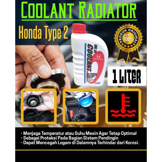 Jual Air Coolant Coolent Pendingin Radiator Honda Type 2 Original 1 ...