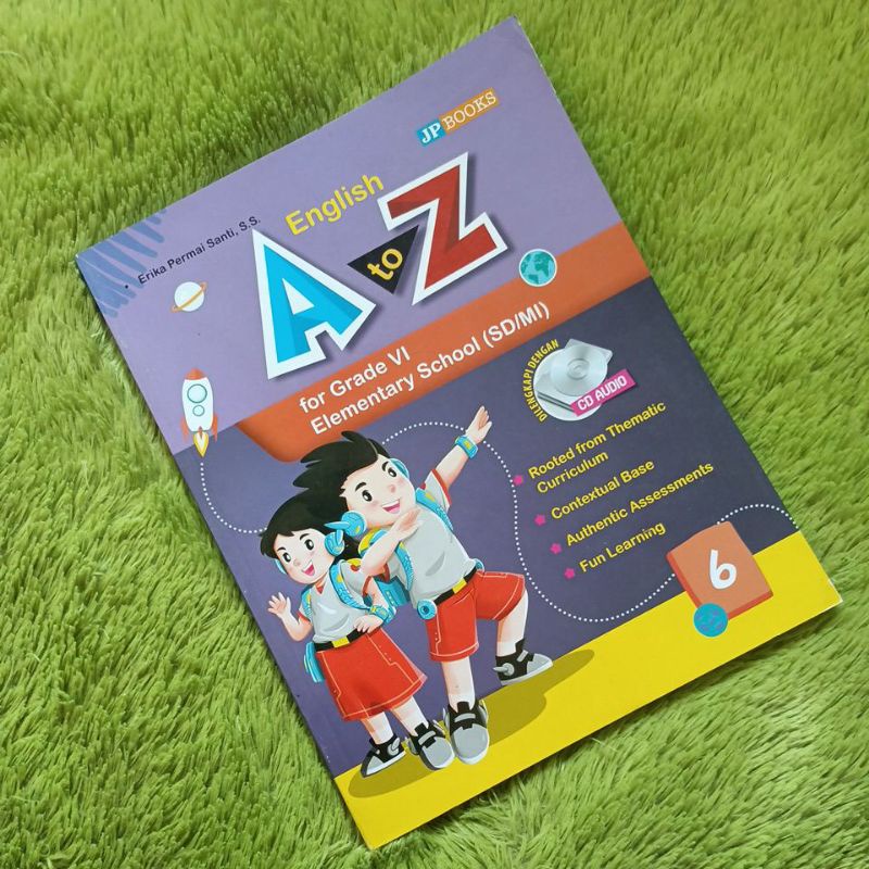 Jual ORIGINAL BUKU BAHASA INGGRIS ENGLISH A TO Z KELAS 6 SD | Shopee ...