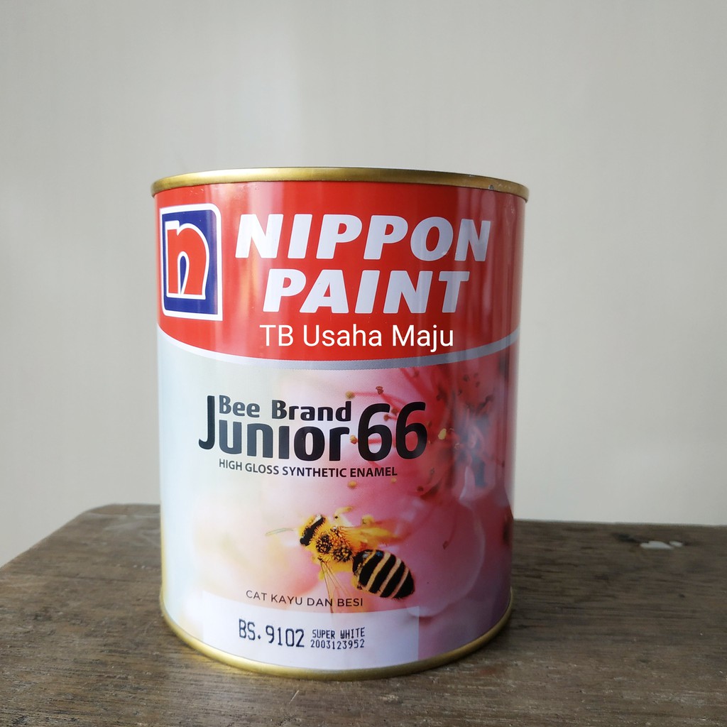 Jual Cat Minyak Nippon Bee Brand Junior 66 kemasan 1 Kg ( 0,8 L