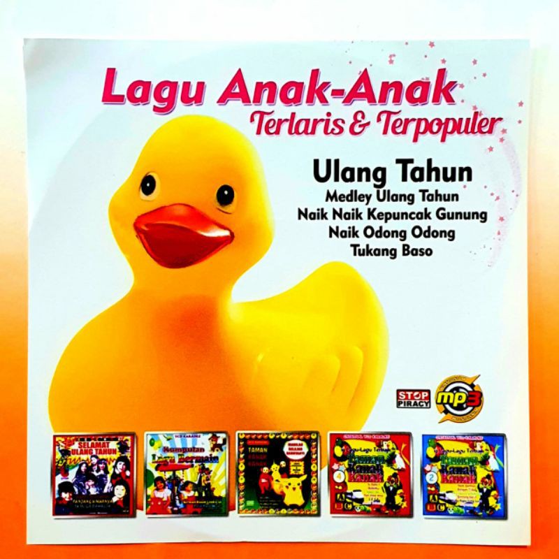 Jual KASET MP3 LAGU ANAK POPULER ANAK TK ANAK SD LAGU SELAMAT
