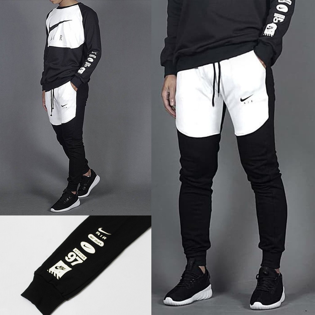 TRAINING OLAHRAGA JOGGER PANTS CELANA FITNES NIKE TECH HYBRID CELANA SPORT PRIA JOGGING