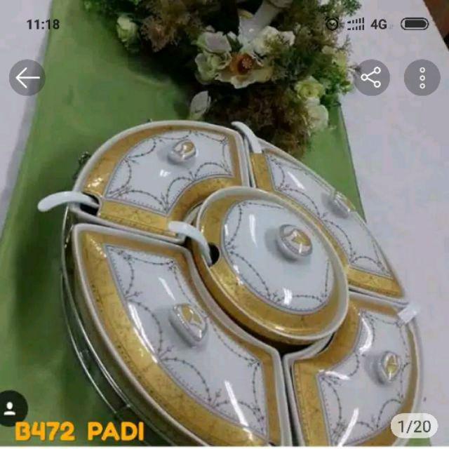 Jual Prasmanan Set Vicenza Dengan Roda Pemutar CR472 | Shopee Indonesia