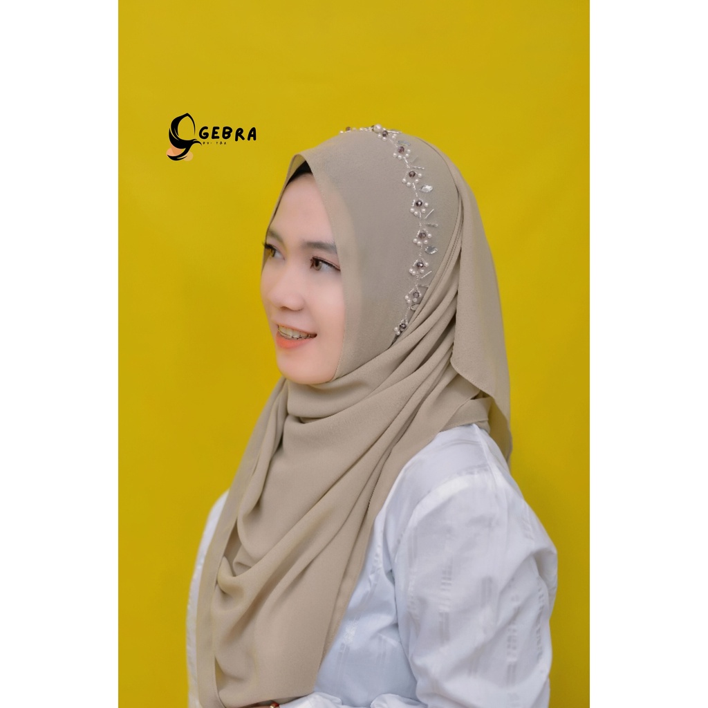 Jual Classy Sand Pashmina by Gebra | Shopee Indonesia