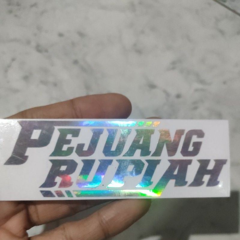 Jual STICKER STIKER PEJUANG RUPIAH HOLOGRAM | Shopee Indonesia